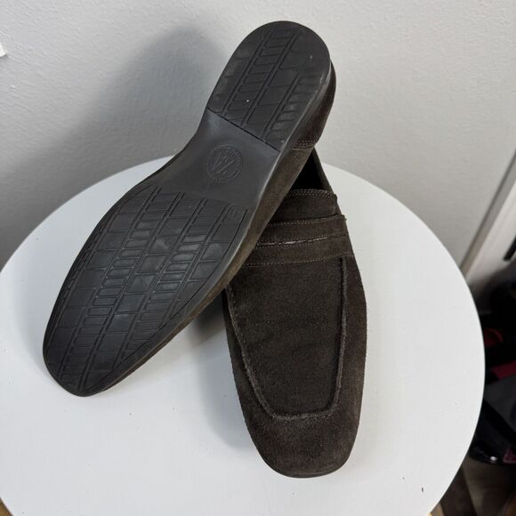 Zara Penny Loafer Brown Suede Shoes Sz 8 Men’s - Picture 7 of 7